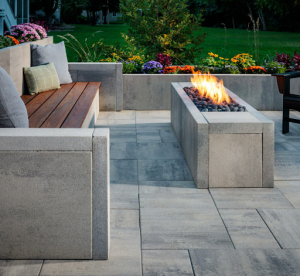 Concrete patio